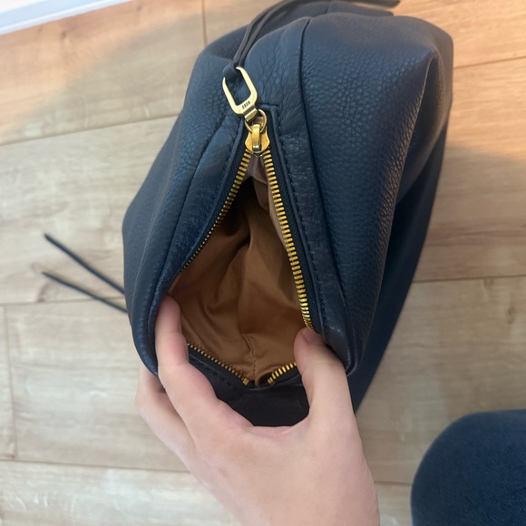 Navy Leather Hobo Purse - Picture 11 of 11